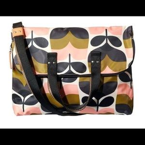 Orla Kiely Stripe Rosebud Foldover Tote/Messenger